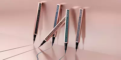 Women wearing matte liquid eyeliner looks