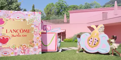Lancome’s Domaine De la Rose transformed into the Garden of Dreams for Mother’s Day with artist and mom Barbara Cox