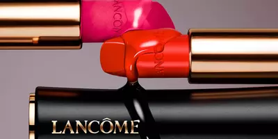 Red and Pink L’Absolu Rouge Lipsticks in matte and cream finish.