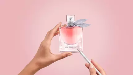 engraving visuals for Lancome