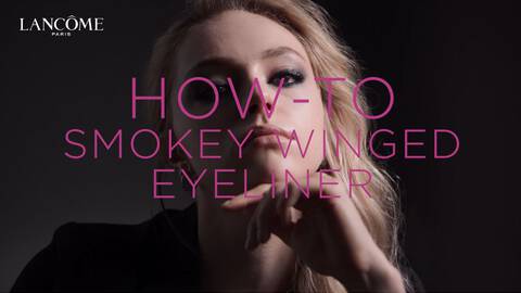 How to apply smokey winged eyeliner using drama-liqui pencil waterproof eyeliner.