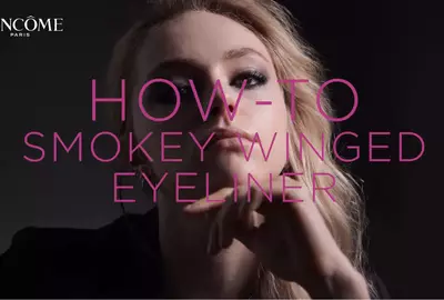 How to apply smokey winged eyeliner using drama-liqui pencil waterproof eyeliner.