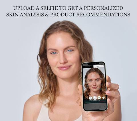 Analyze your skin and discover your personalized skincare routine. Analyzes 5 skin parameters, texture, eye wrinkles, dark spots, face wrinkles, firmness. Scan me.
