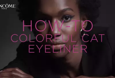 How To Wear Colorful Cat Eyeliner Video