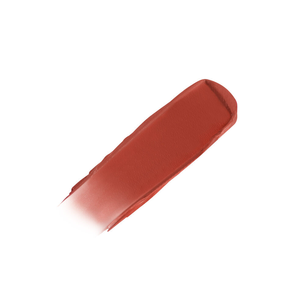 L'Absolu Rouge Intimatte Soft Matte Lipstick texture swatch 