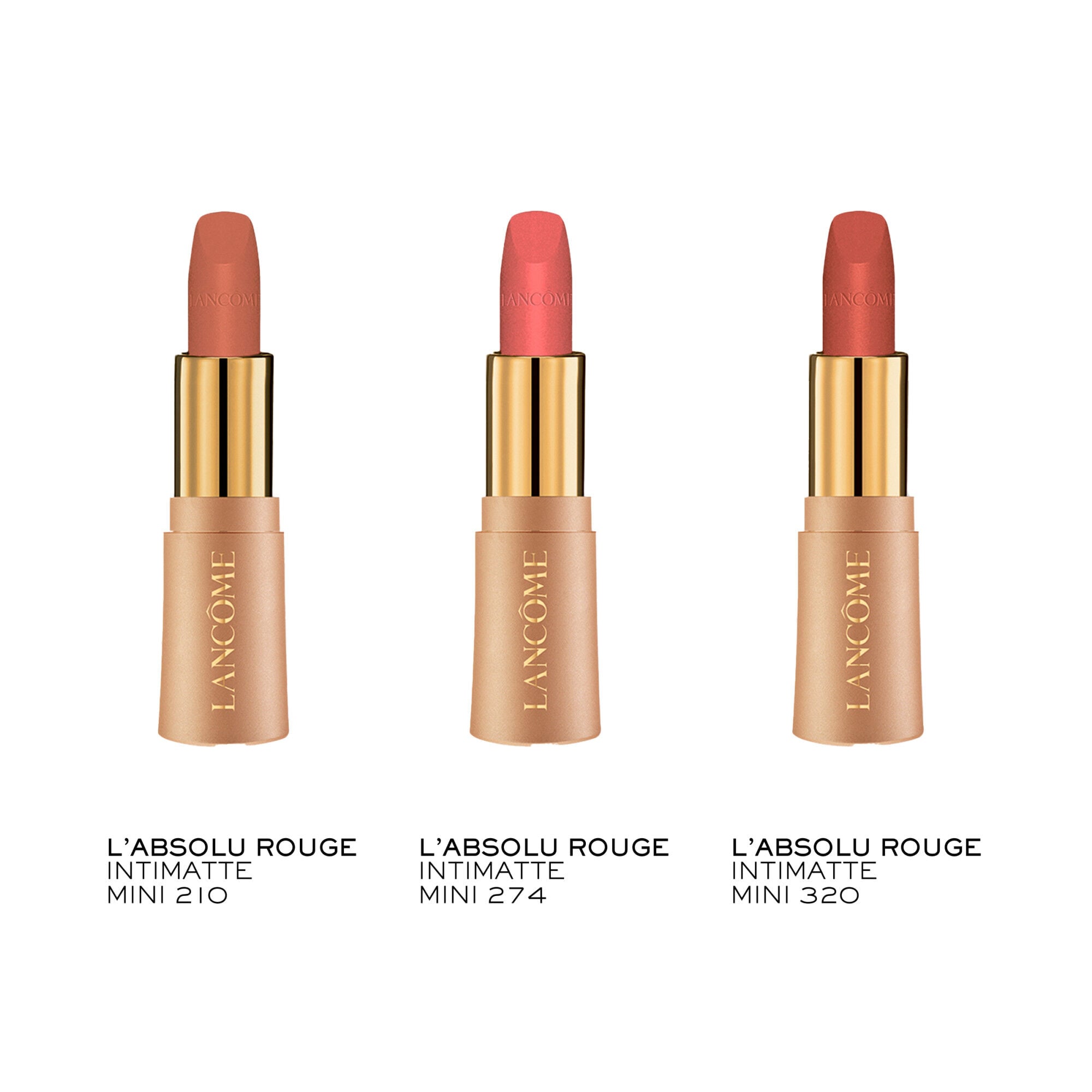 L’Absolu Rouge Intimatte Mini Lipsticks Gift Set