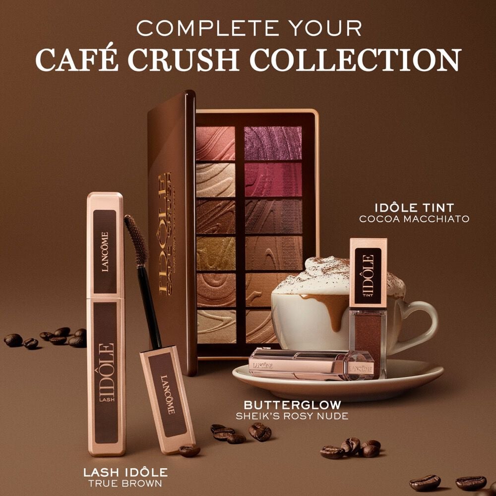 Idôle Café Crush Eyeshadow Palette in Rich Nudes - Lancôme