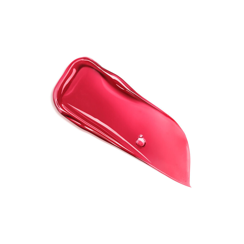 Lip Idole JuicyTreat Lip Oil Gloss sheer pink, glossy texture swatch 
