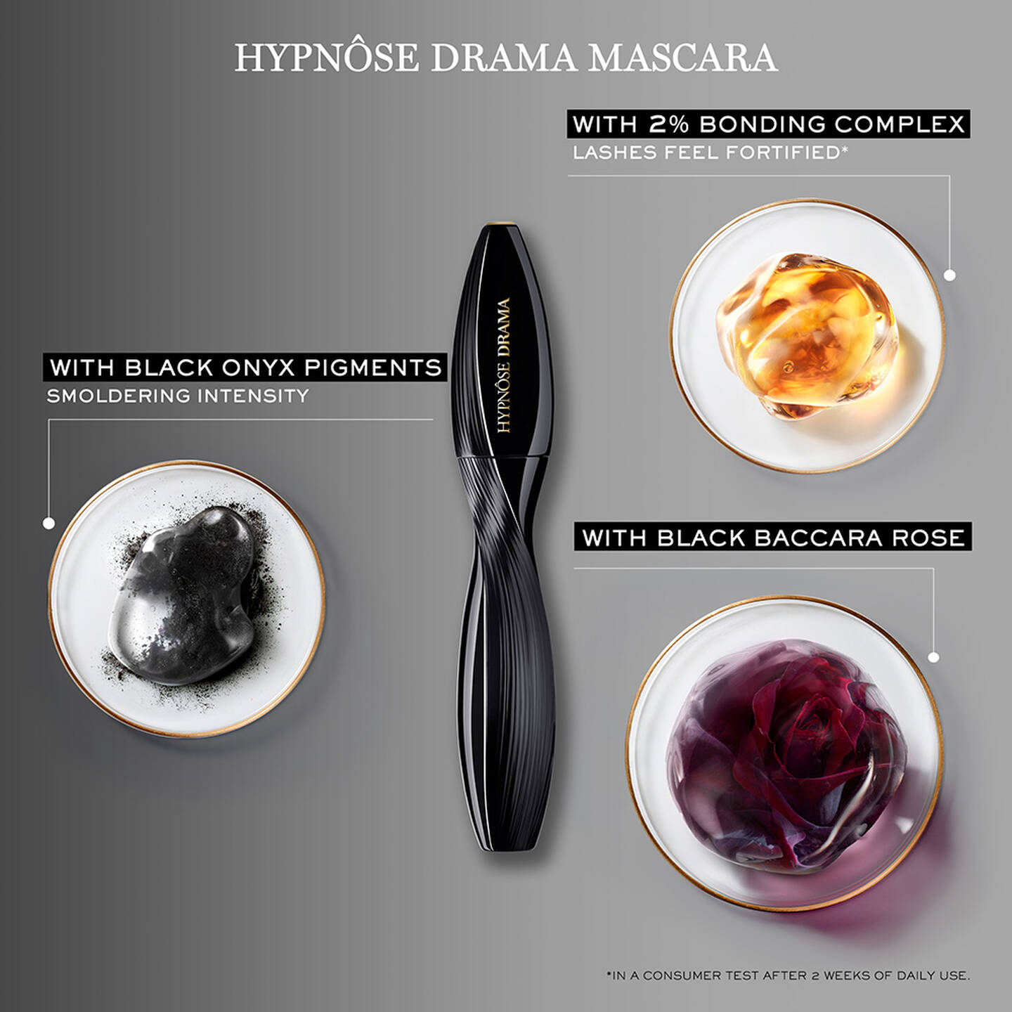 Hypnôse Drama Mascara - Up to 17x Volume Black Mascara - Lancôme