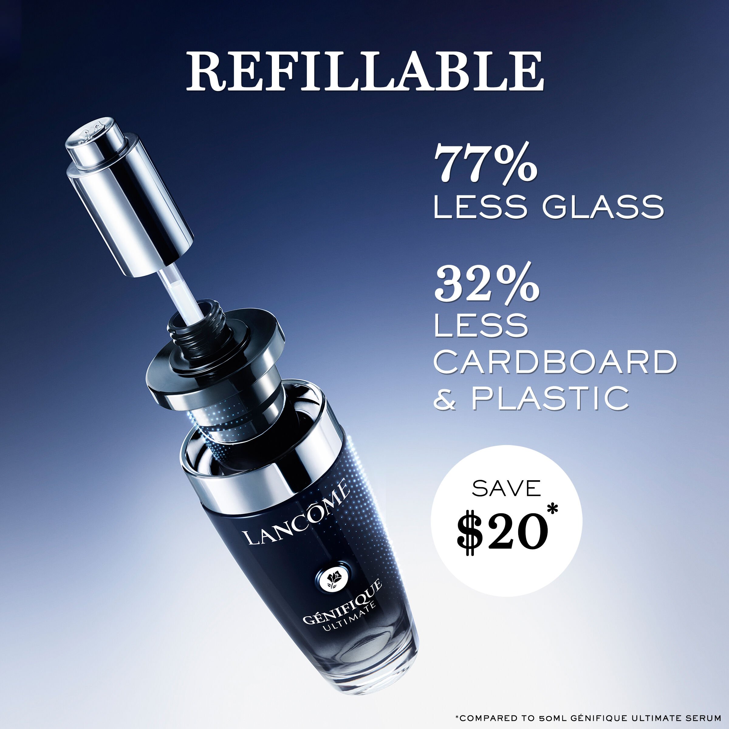 Génifique Ultimate Recovery Serum with Beta-Glucan - Lancôme