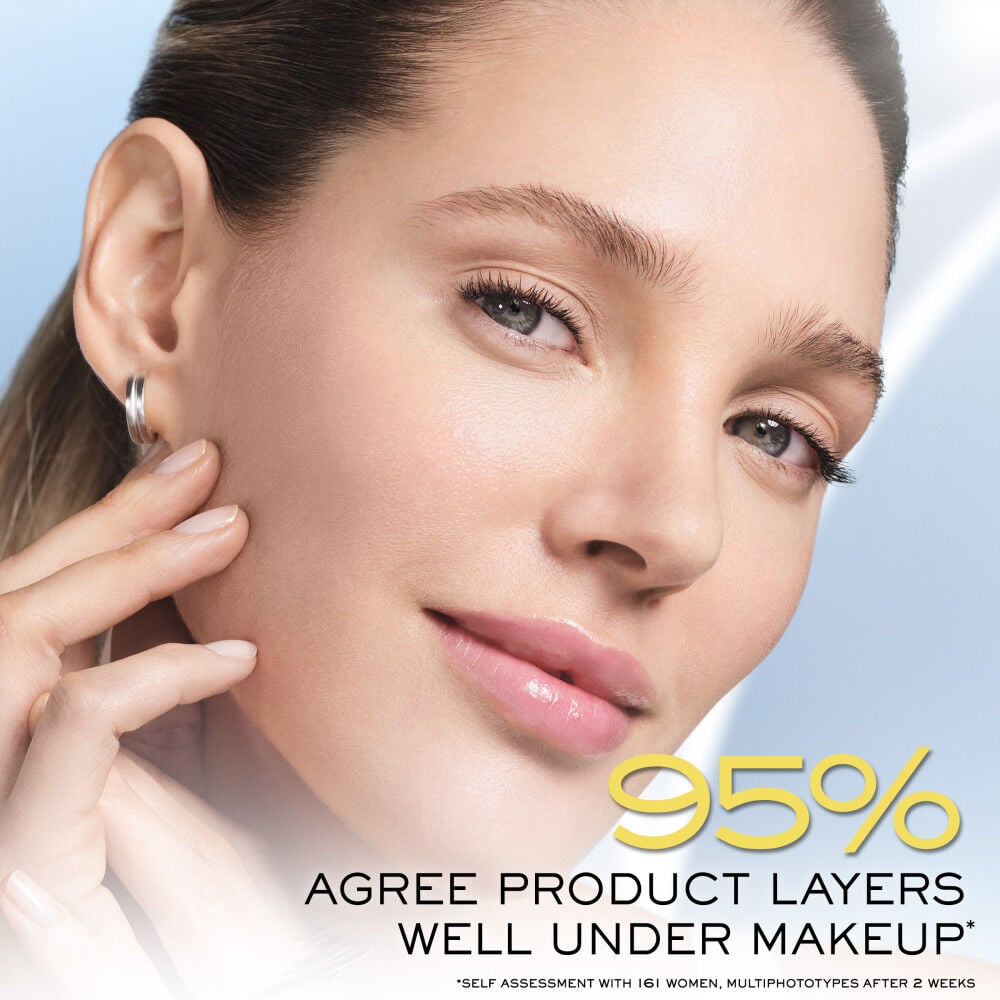 95% agree product layers well under makeup in a self-assessment of 161 women after 2 weeks 