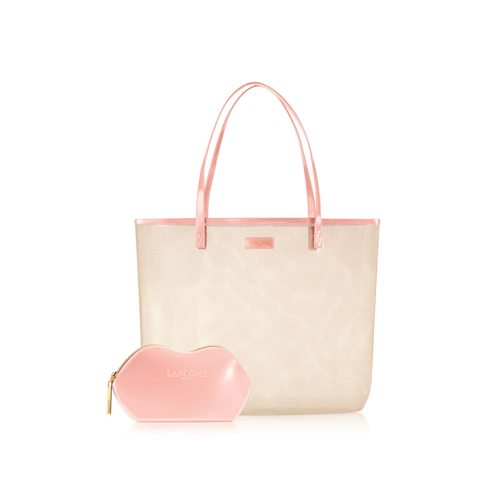 lancome pink tote bag