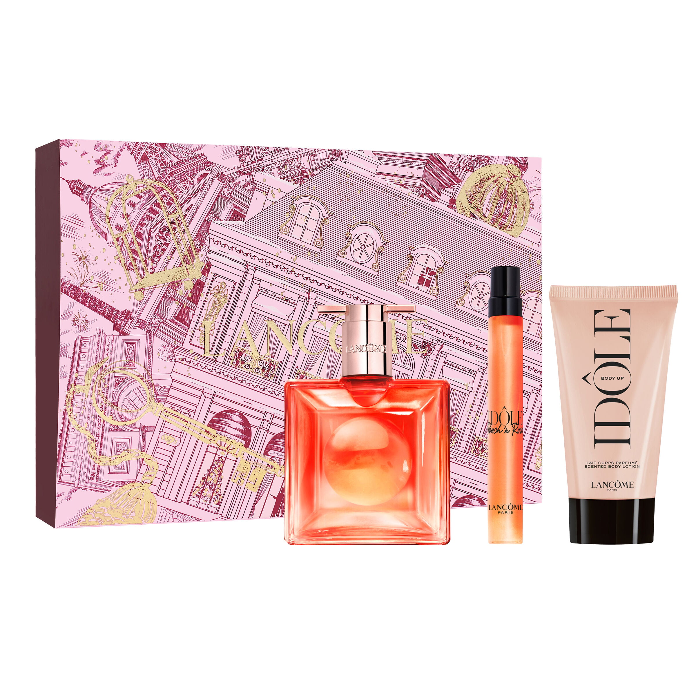 Idôle Peach N' Roses Holiday 2026 Perfume Gift Set - Lancôme