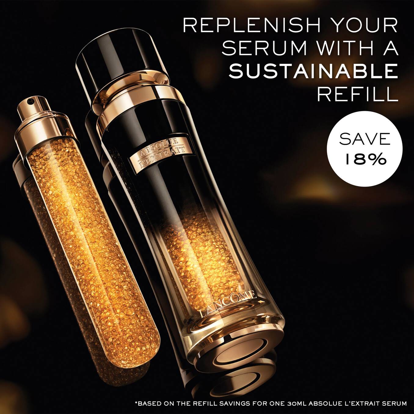Absolue L’Extrait Elixir Serum & Elixir Serum Refill - Lancôme