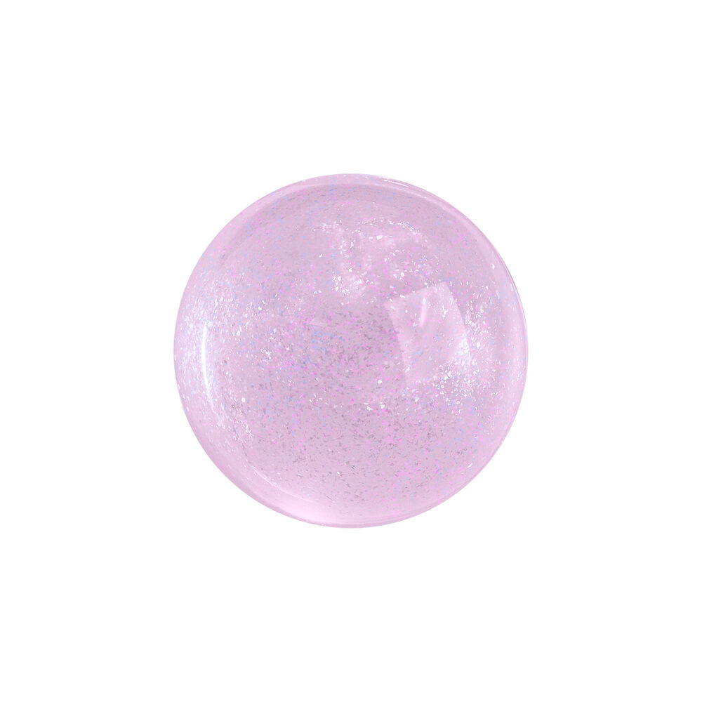 Juicy Tubes Lip Gloss swatch to show shiny, cushioning formula texture 