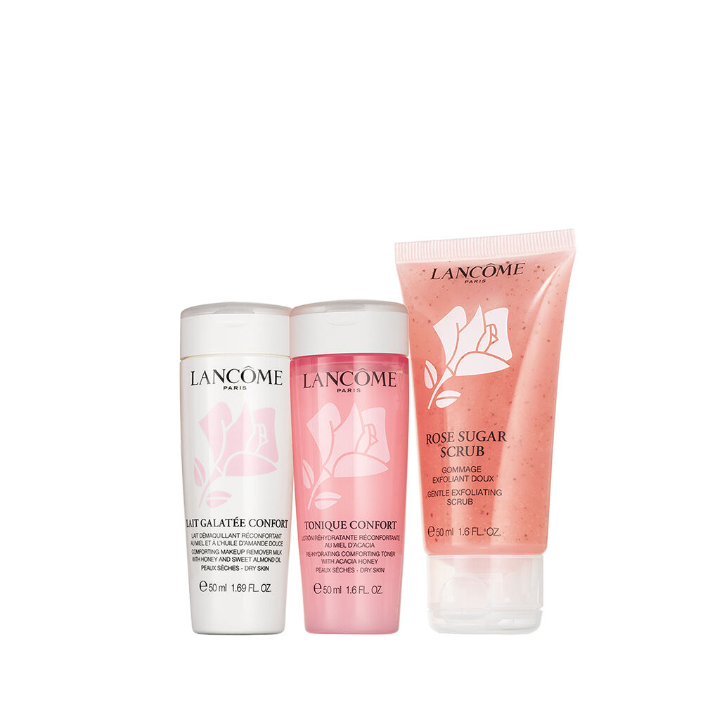 lancome rosy skincare set