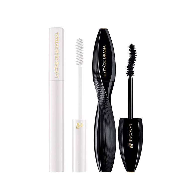 Lancôme Cils Booster XL Mascara Imprimación Y Lash Idôle Black Mascara Duo – Levantamiento De Pestañas Y Imprimación Tamaño De Viaje – Para Pestañas Levantadas, Alargadas Y Voluminosas