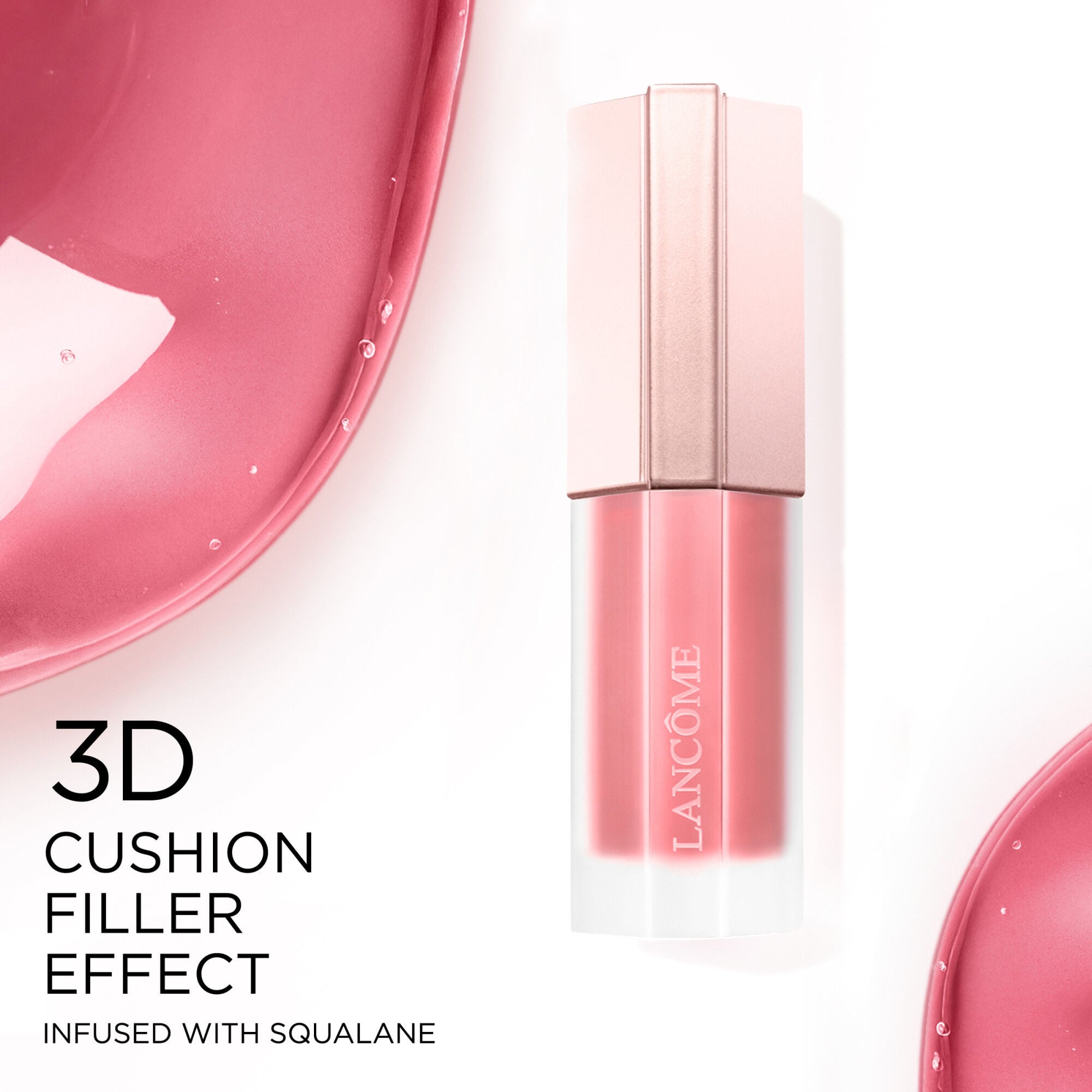 3D cushion filler effect: Lip Idole CuddleBlur™️ Lip Velvet is infused with squalane 