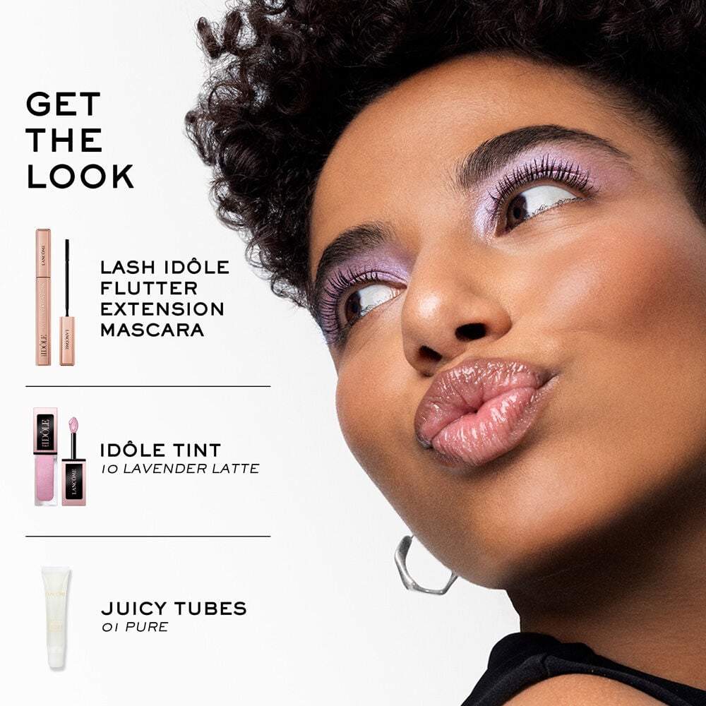 Get the complete Idole Tint Liquid Eyeshadow & Eyeliner look with Lash Idole Flutter Mascara and Lancome lip