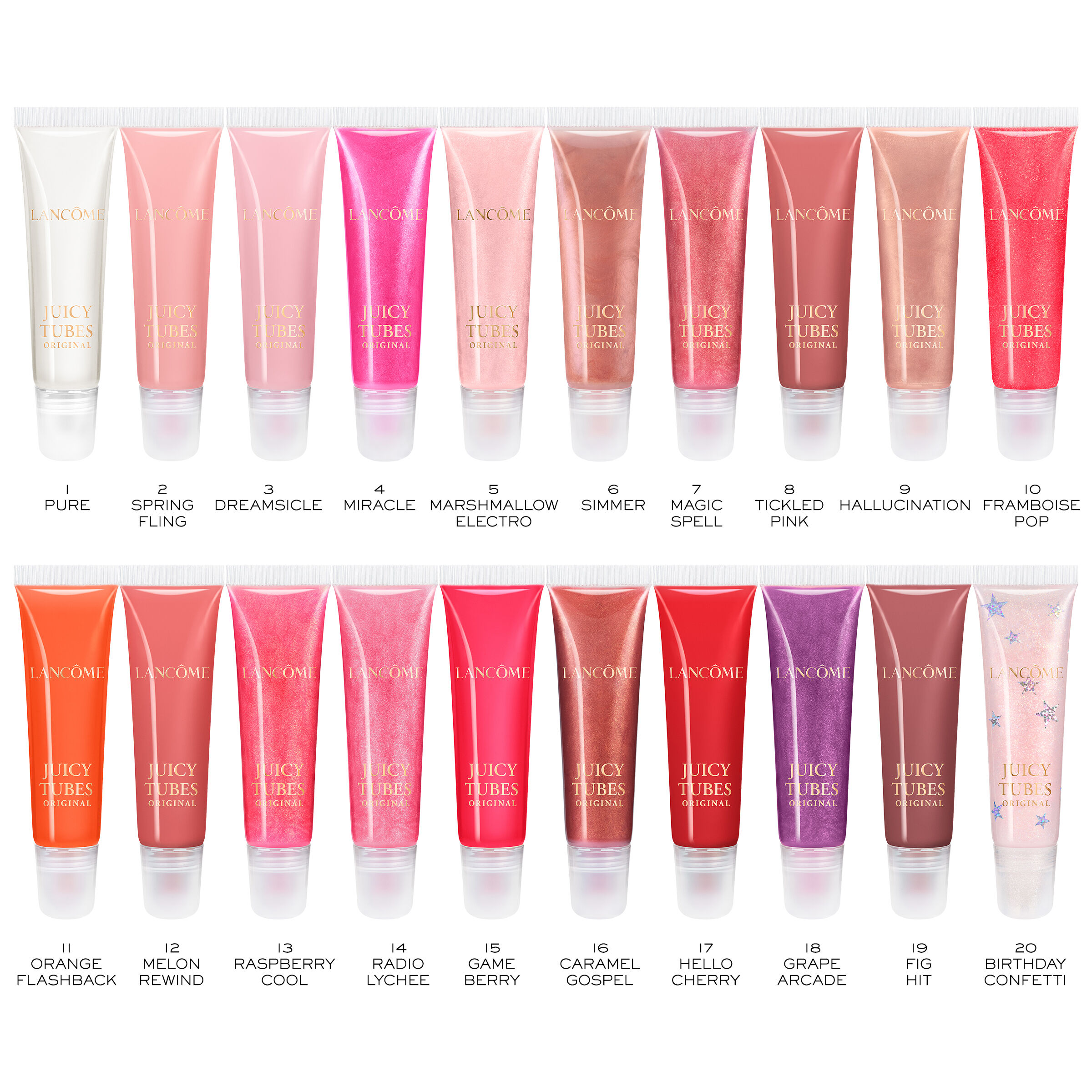 Juicy Tubes Soft & Shiny Flavored Lip Gloss Color Lancôme