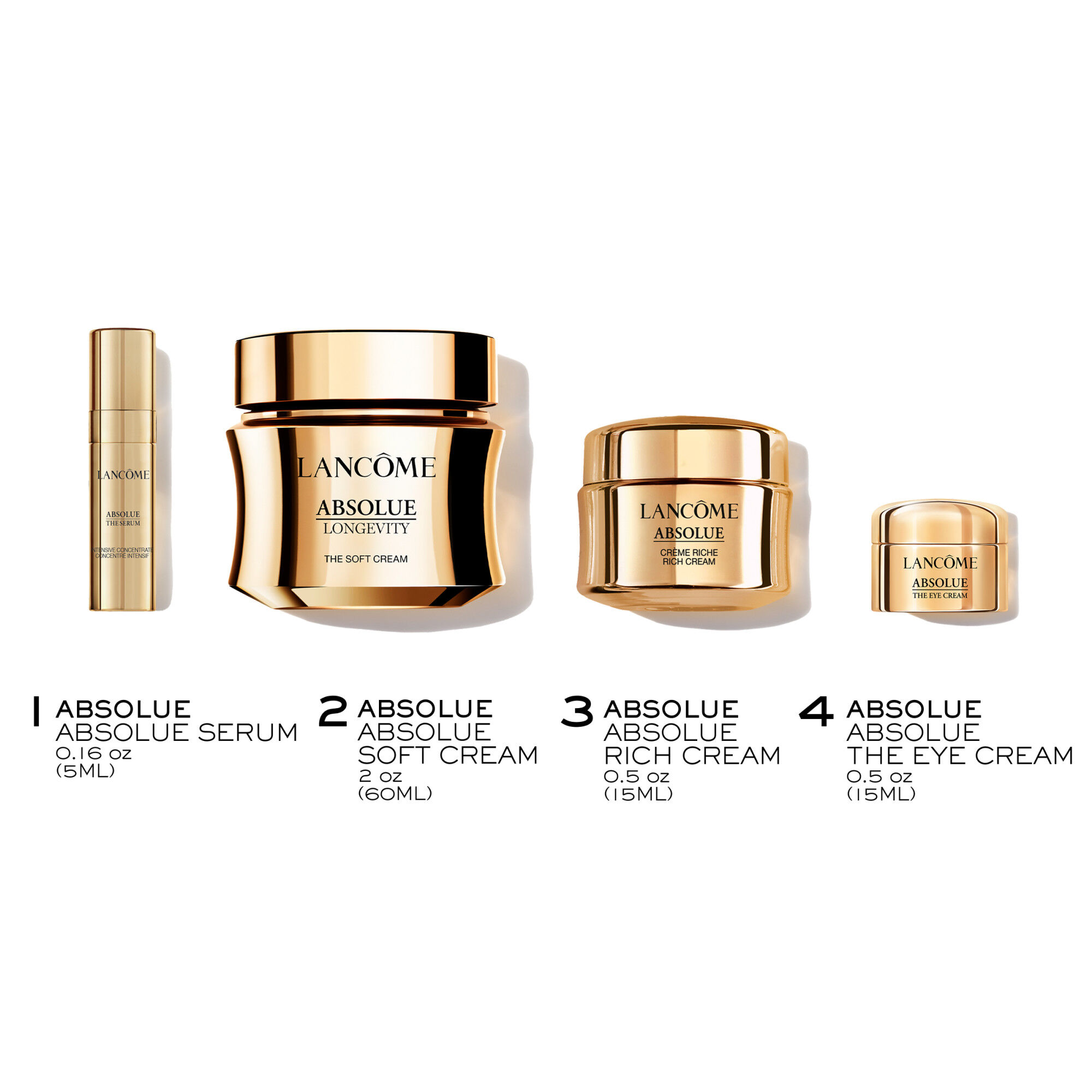 LANCOME ABSOLUE スキンケアセット 8点セット LANCOME ABSOLUE スキンケアセット 8点セット
