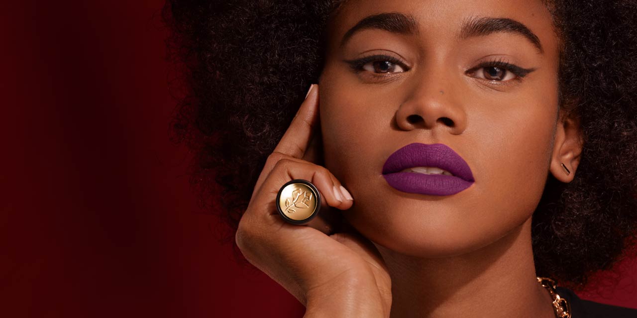 How to Wear Dark Plum and Purple Lipstick - Lancôme