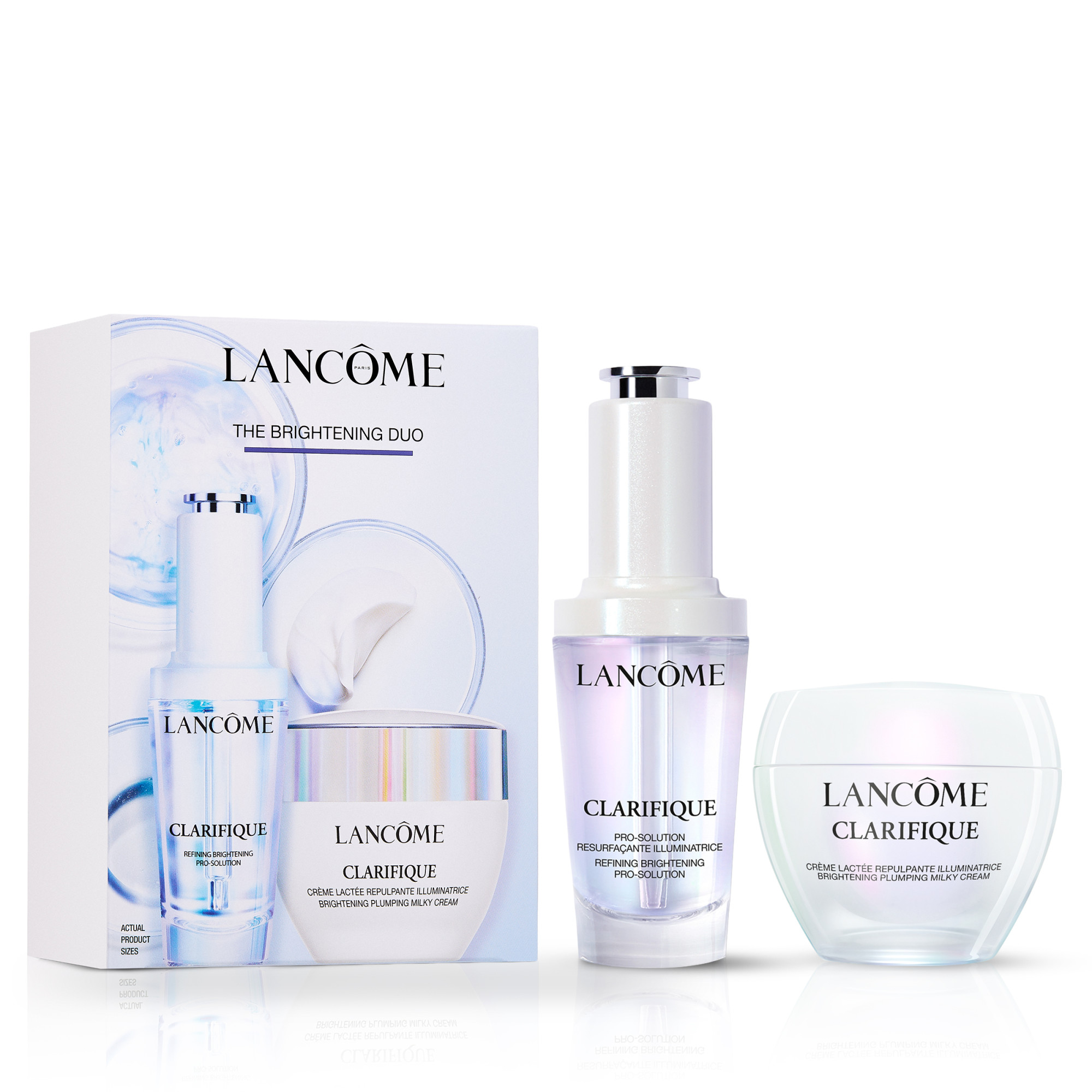 Lancme The Brightening Duo Clarifique Serum Milky Cream 99$
