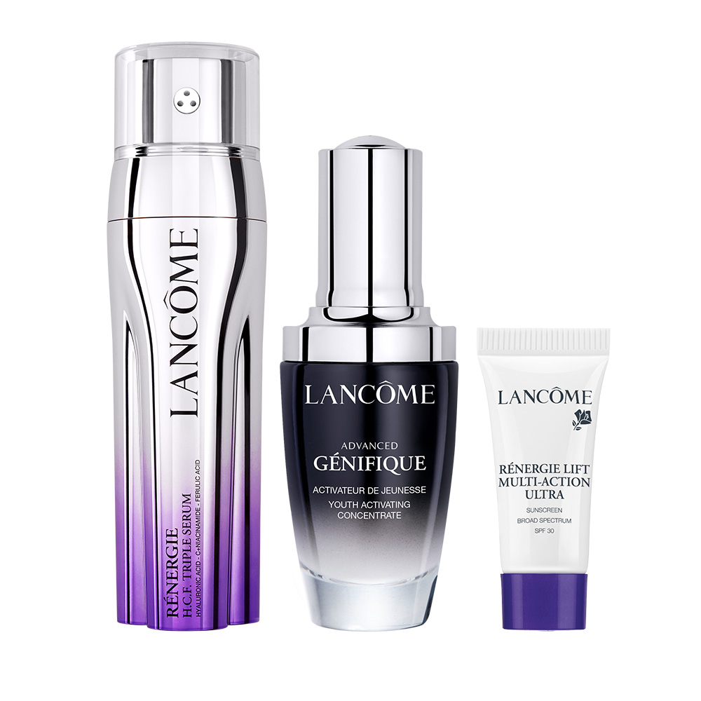 Snavset Monograph Bare overfyldt Rénergie & Advanced Génifique Serums Trio Value Bundle - Lancôme