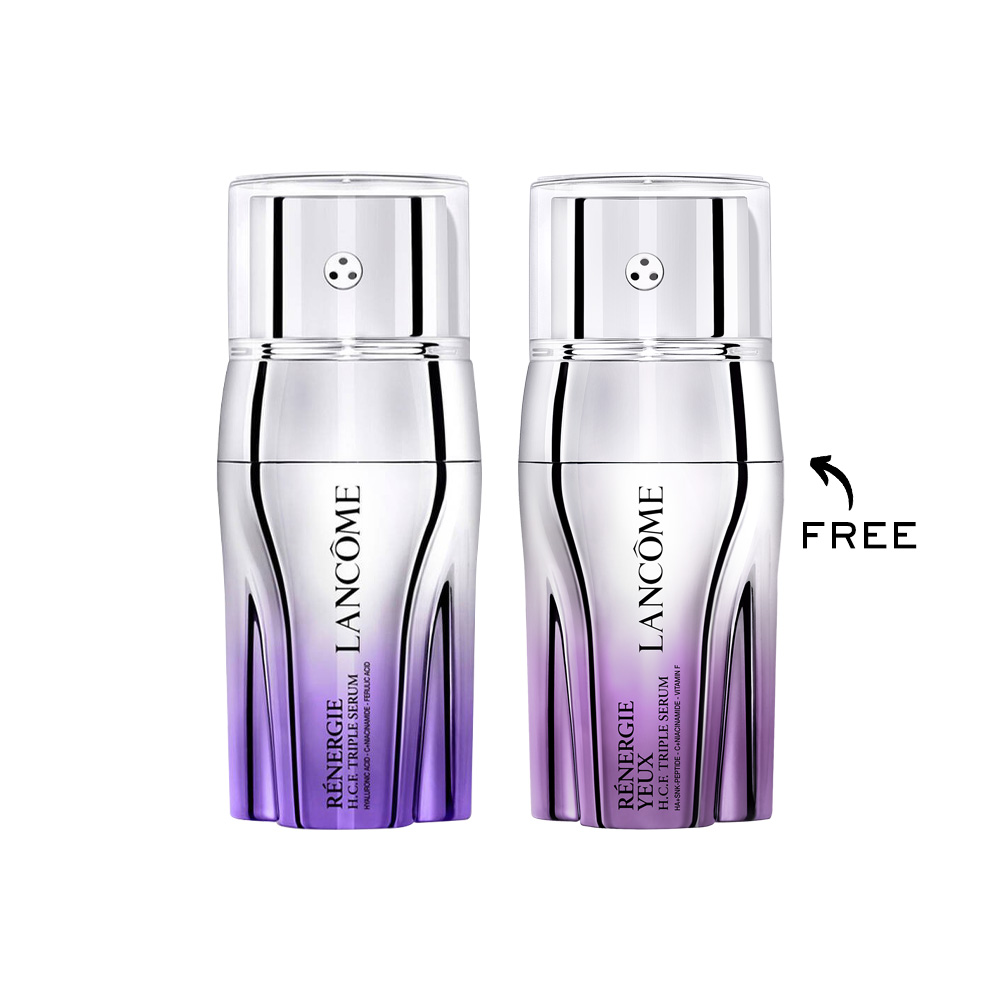 Lancme Rnergie Hcf Triple Serum Face Eye Duo 86$